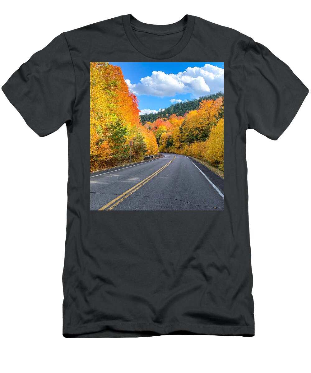  T-Shirt featuring the photograph Road up Prospect by Kendall McKernon