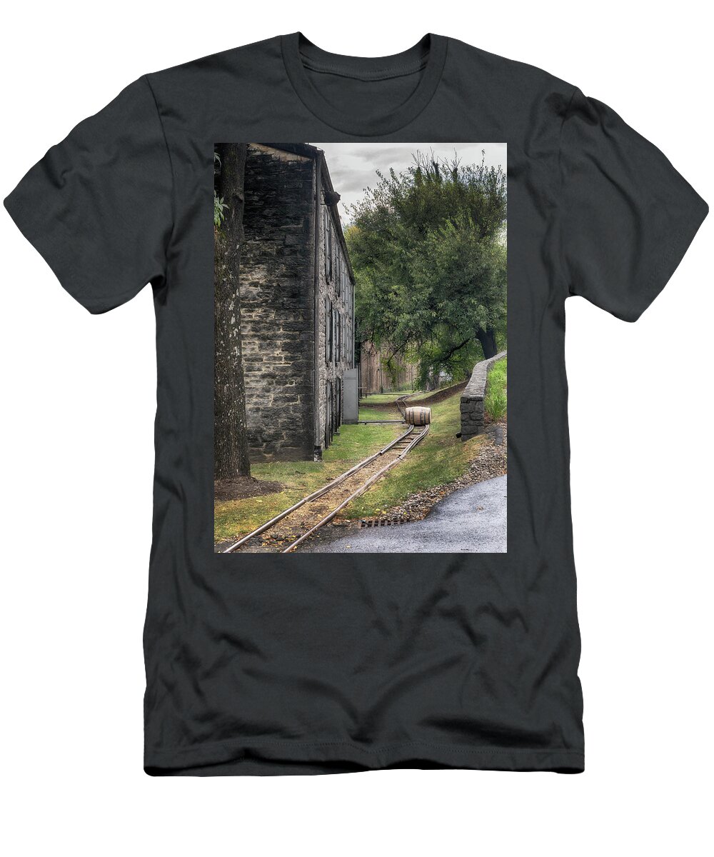 Woodford Reserve T-Shirt featuring the photograph Rolling on Down the Line by Susan Rissi Tregoning