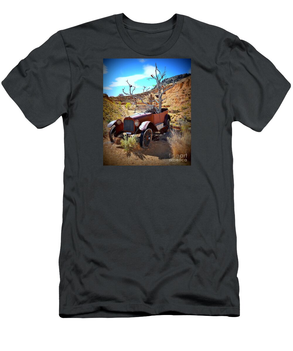 Rusty T-Shirt featuring the photograph Rusty Bucket by Tru Waters