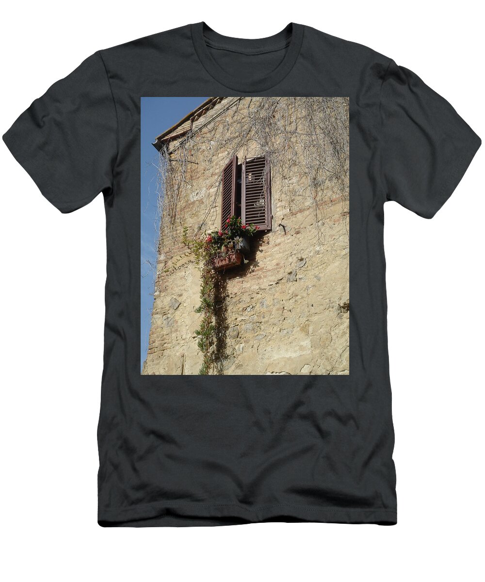 Italy T-Shirt featuring the photograph San Gimignano Italy by Patricia Caron