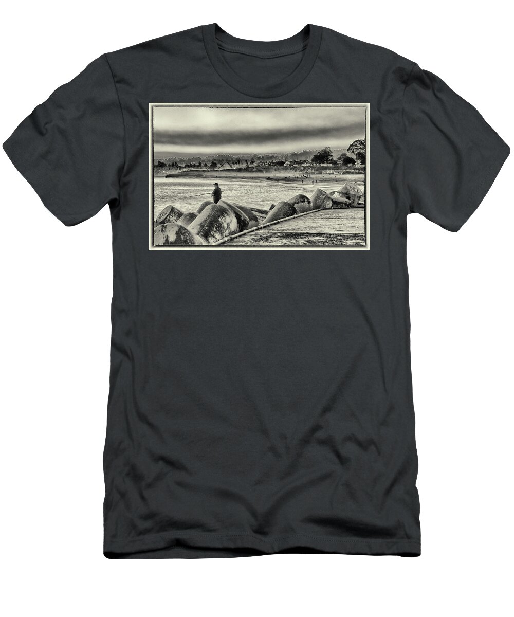 Fishing T-Shirt featuring the photograph Sand and Jacks by Tom Kelly