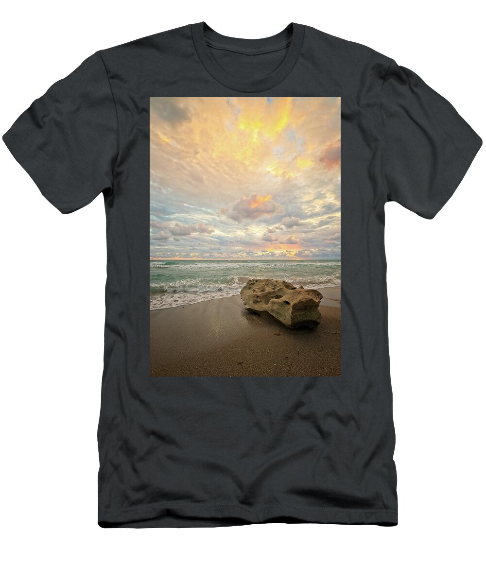 Seascape T-Shirt featuring the photograph Sea and Sky by Steve DaPonte