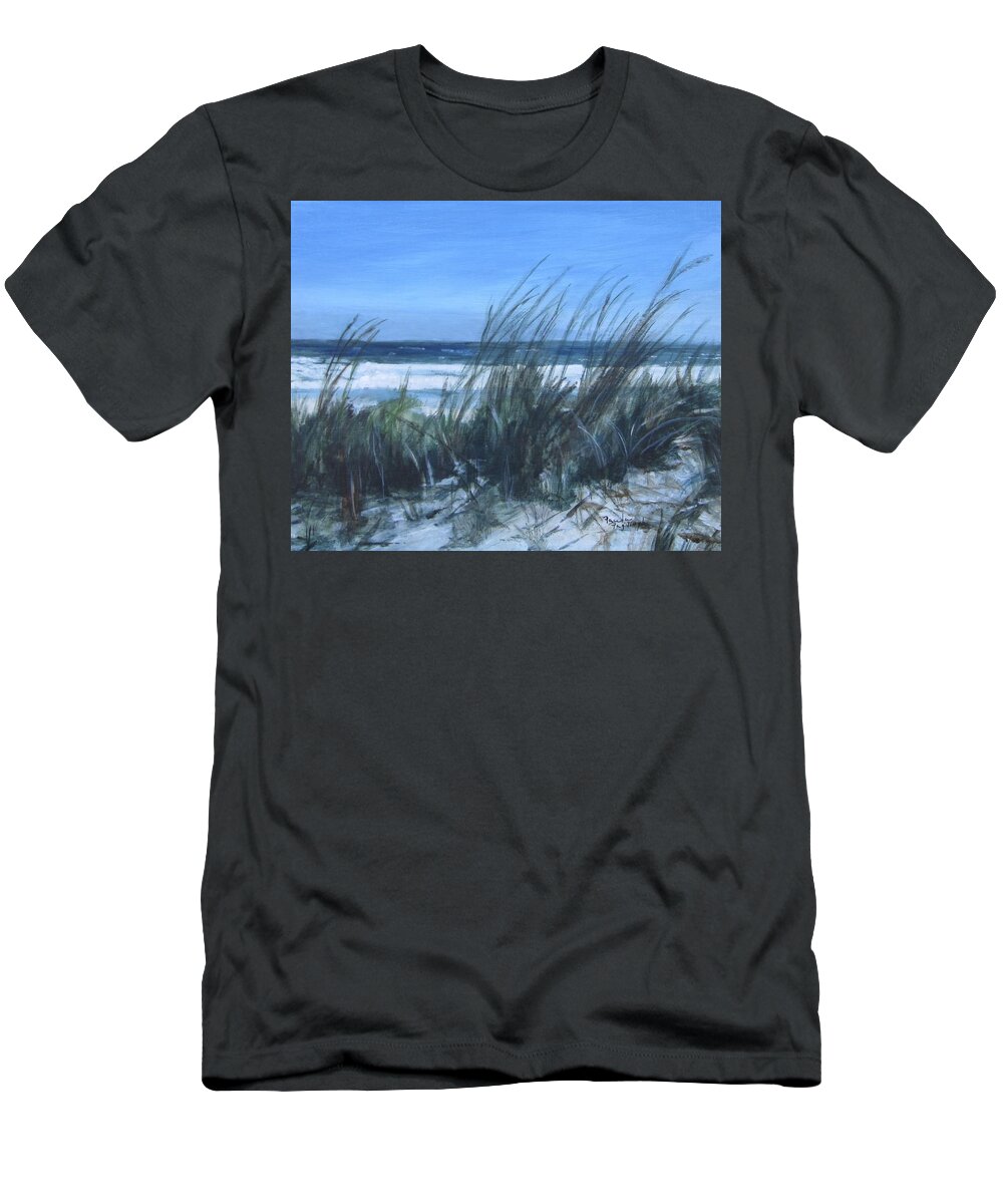 Acrylic T-Shirt featuring the painting Sea Breeze by Paula Pagliughi