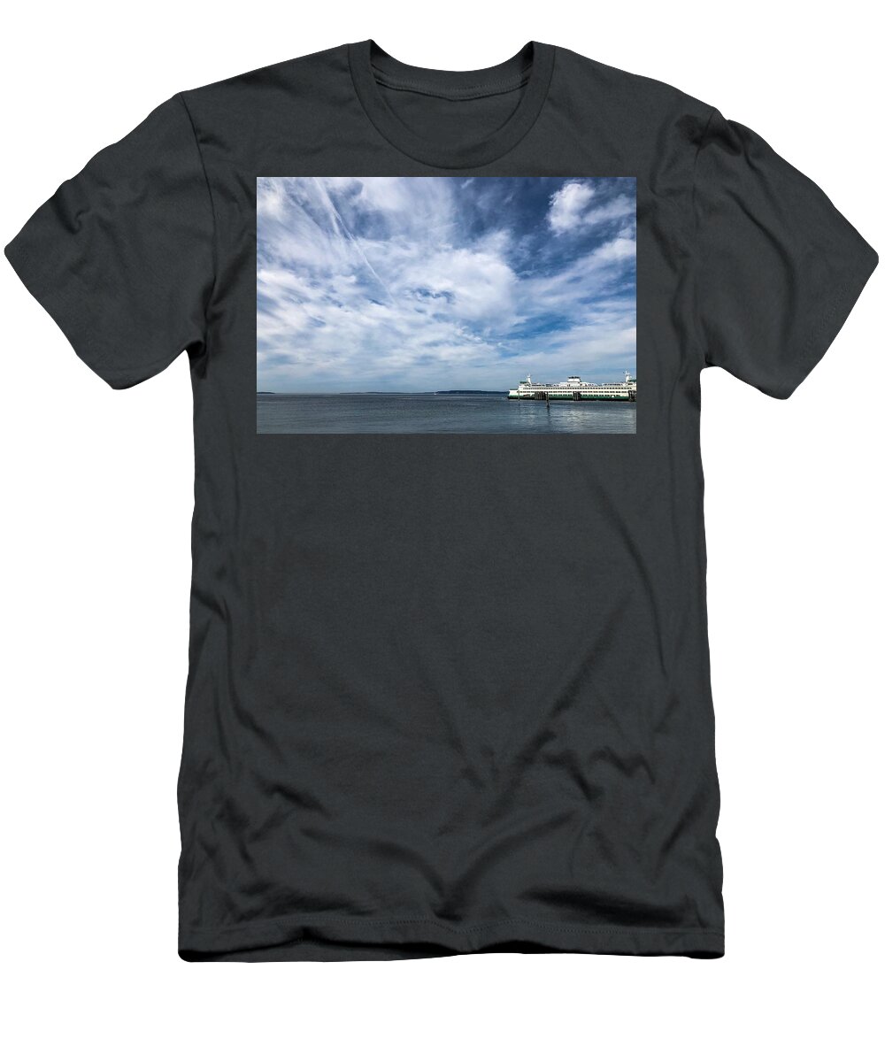 Sea T-Shirt featuring the photograph Sea Road by Anamar Pictures