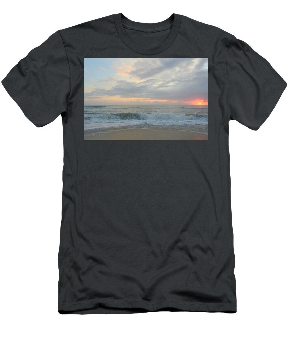 Obx Sunrise T-Shirt featuring the photograph September 23 2018 by Barbara Ann Bell