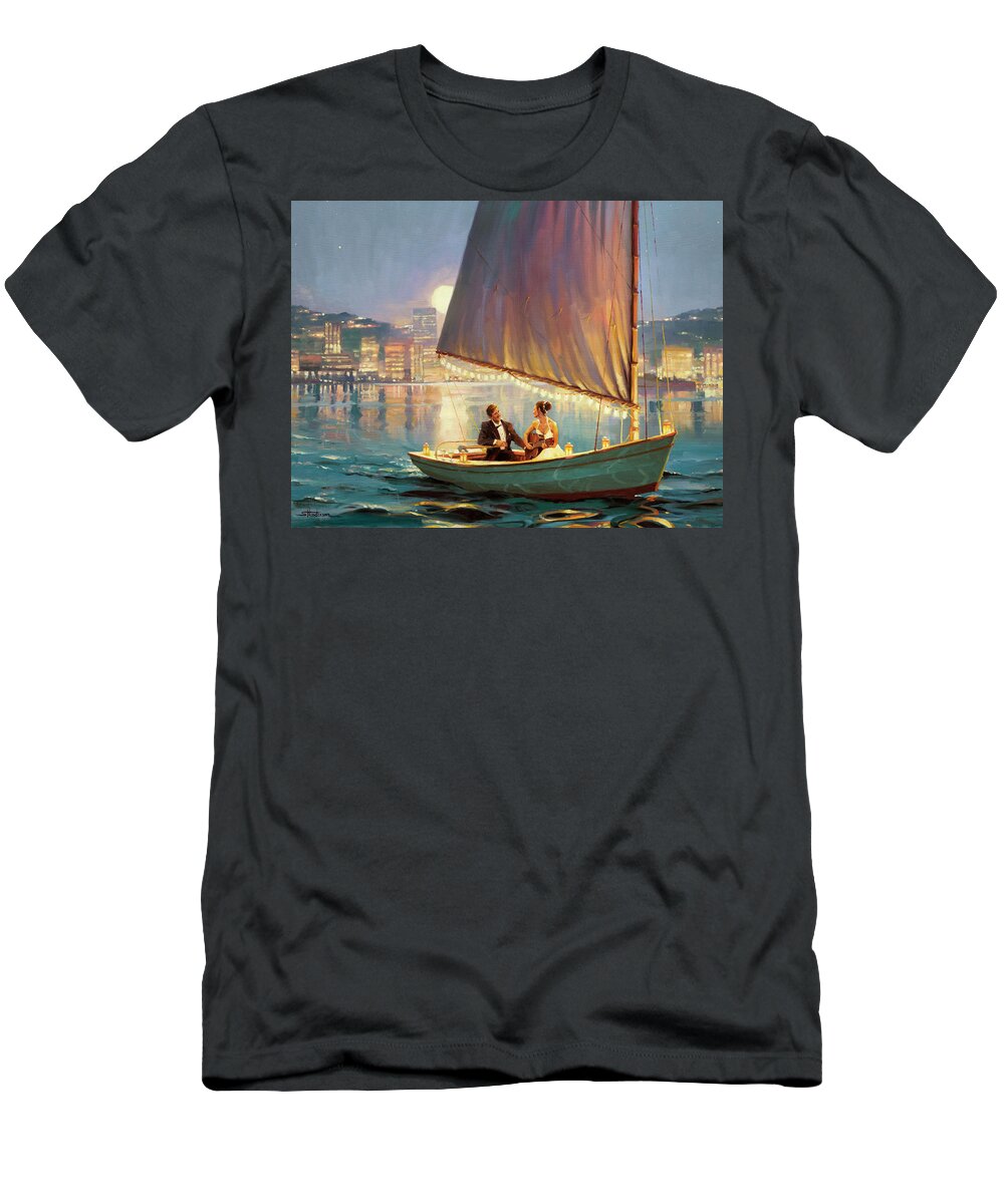 Romance T-Shirt featuring the painting Serenade by Steve Henderson