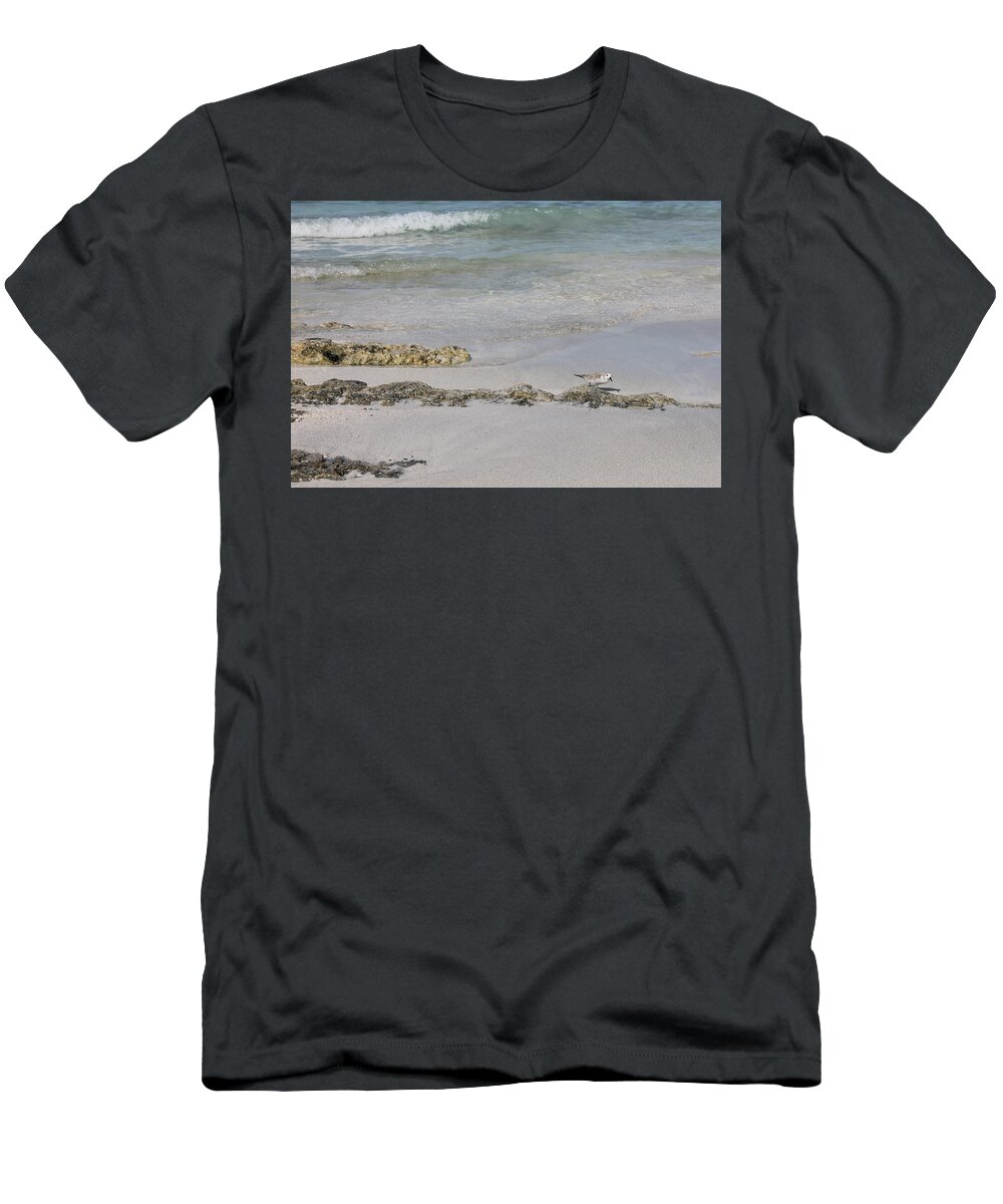 Shorebird T-Shirt featuring the photograph Shorebird by Ruth Kamenev