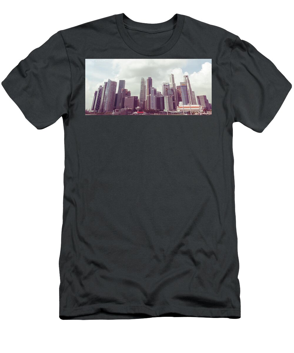 Singapore T-Shirt featuring the photograph Singapore Cityscape the Second by Joseph Westrupp