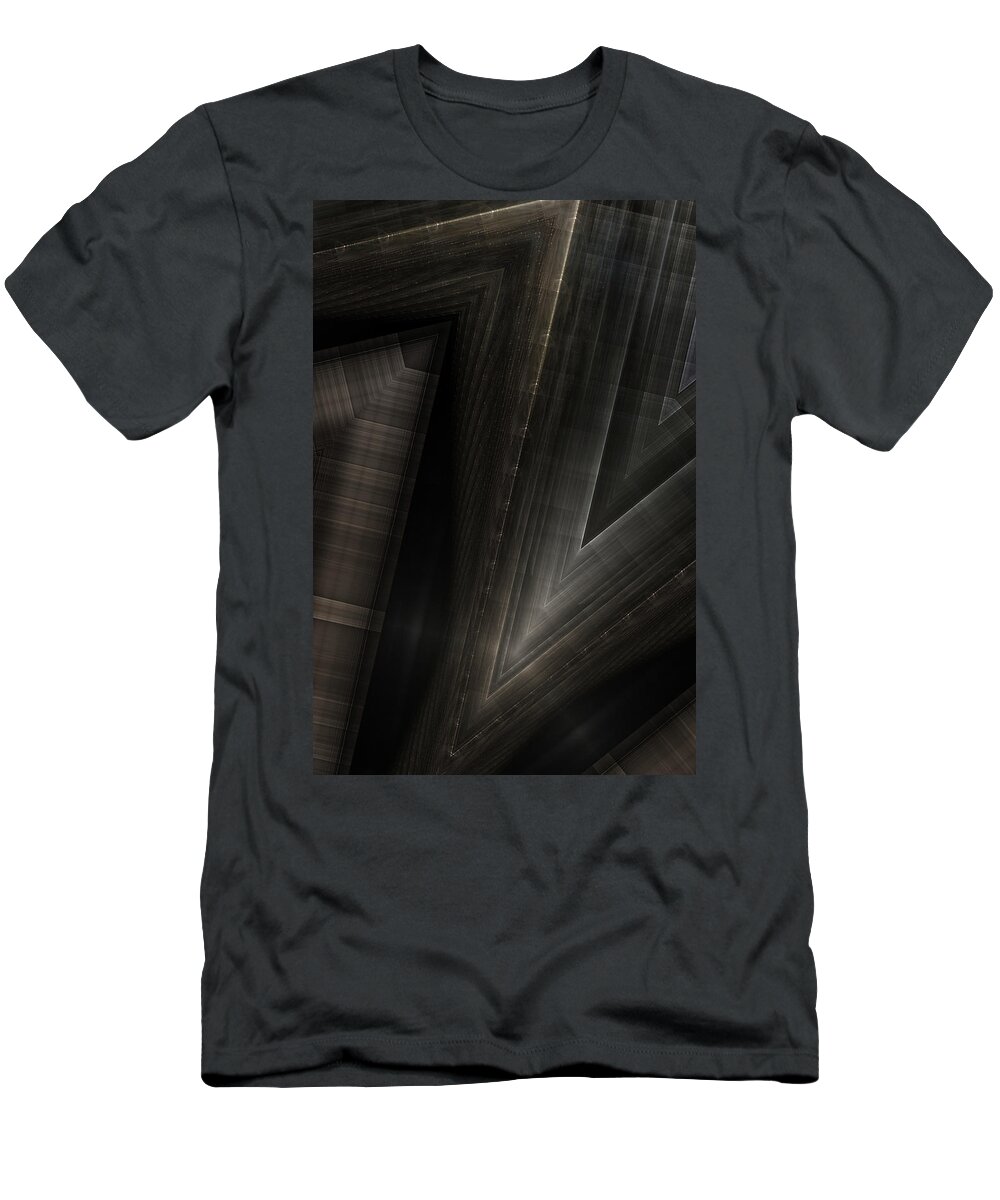 Pattern T-Shirt featuring the digital art Sitorian Metal Z by Rolando Burbon