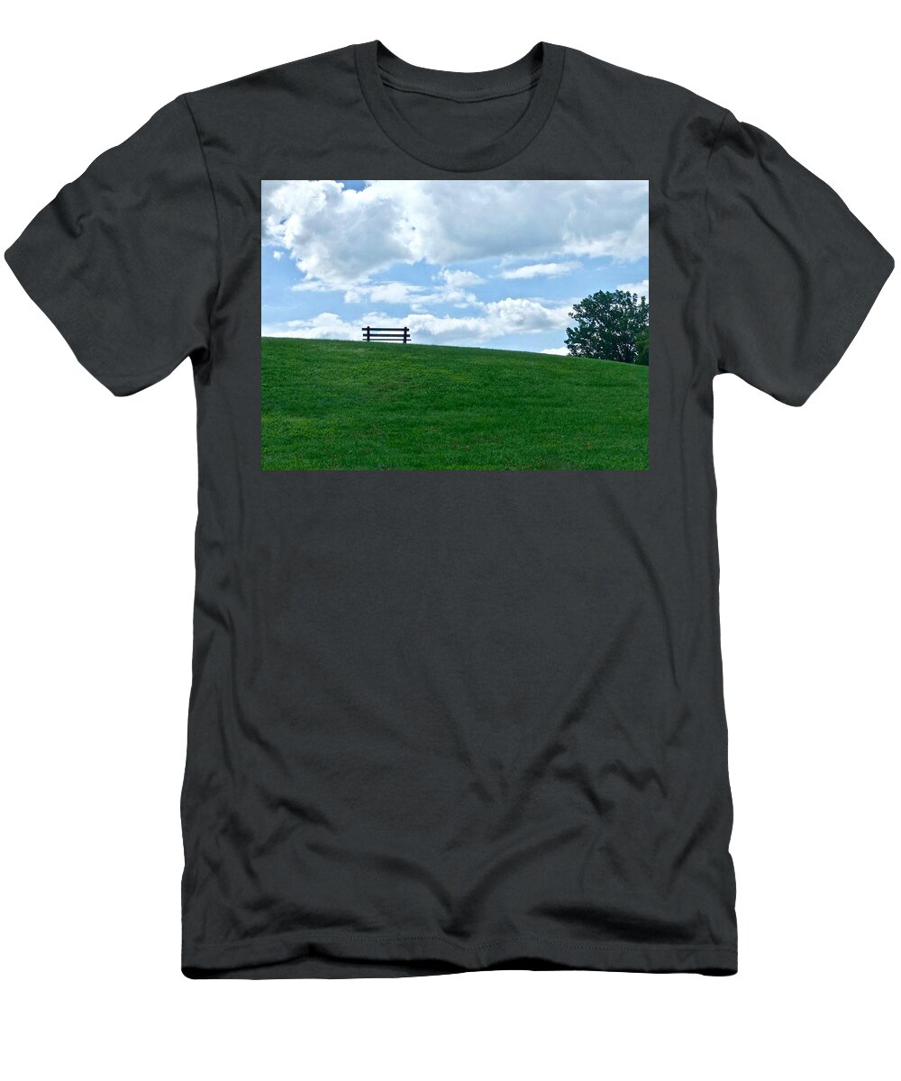 Sky T-Shirt featuring the photograph Sky Gazing by Kathy Chism