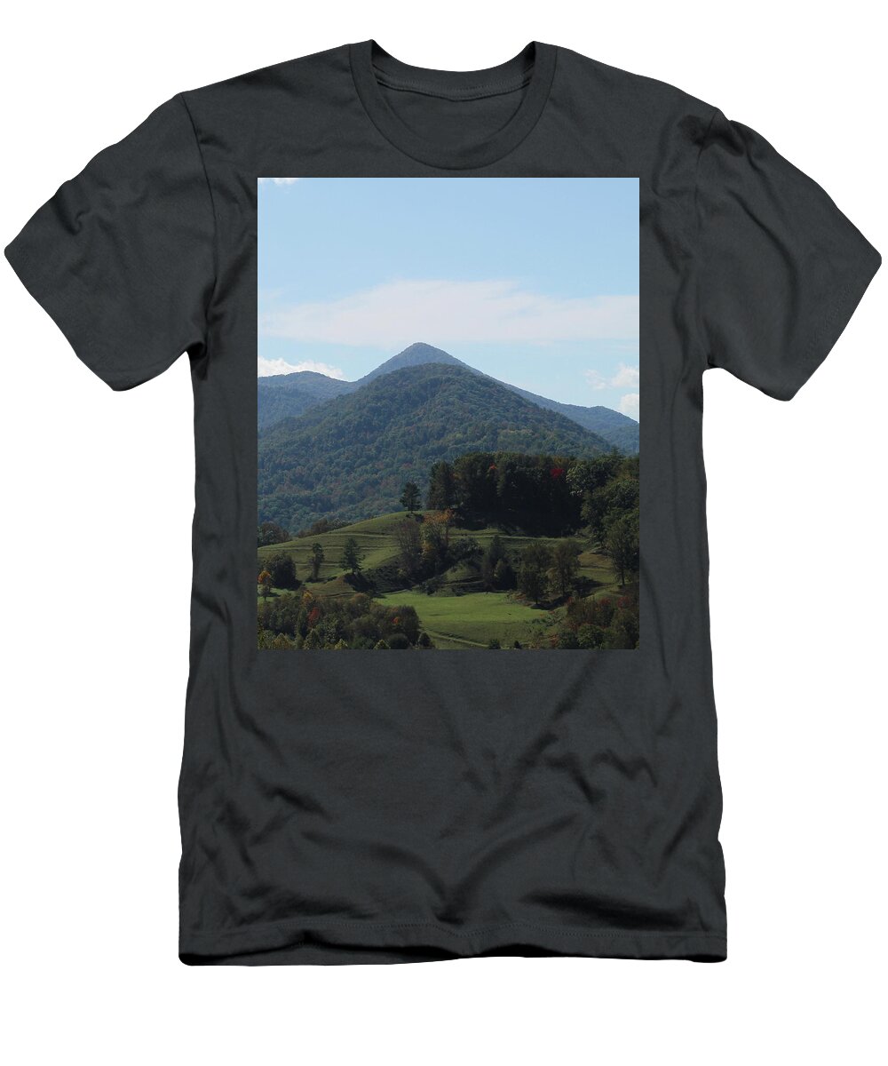 Great Smoky Mountains T-Shirt featuring the photograph Smoky Mountain Peaks 2 by Cathy Lindsey