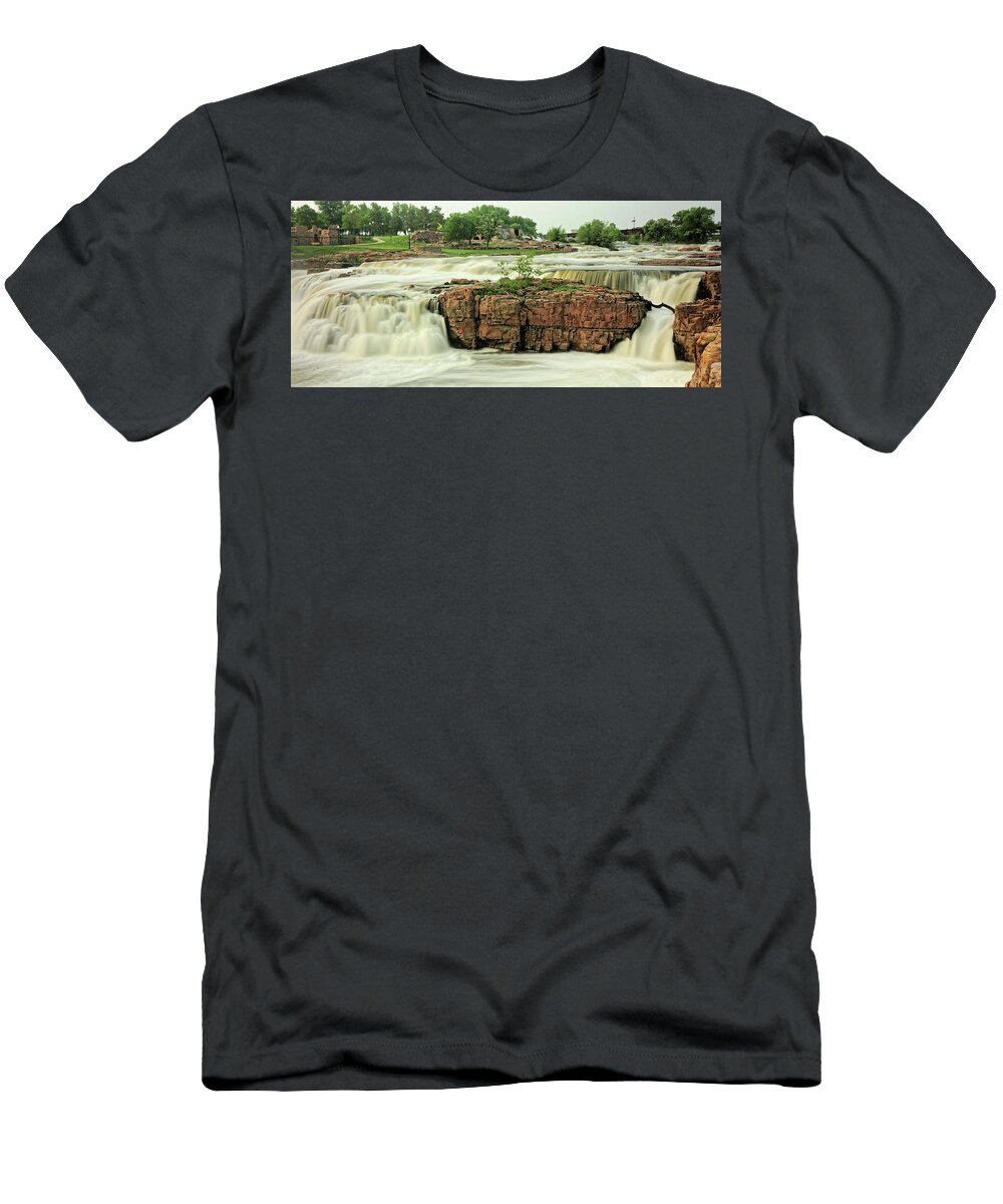 Sioux Falls T-Shirt featuring the photograph Sioux Falls 1 by Doolittle Photography and Art