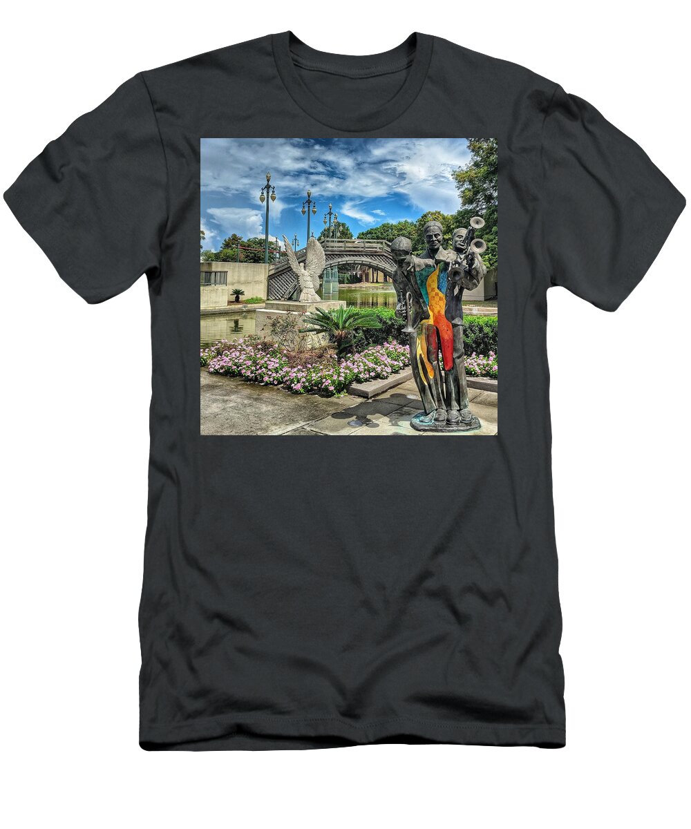 New Orleans T-Shirt featuring the photograph Sounds of NOLA by Portia Olaughlin