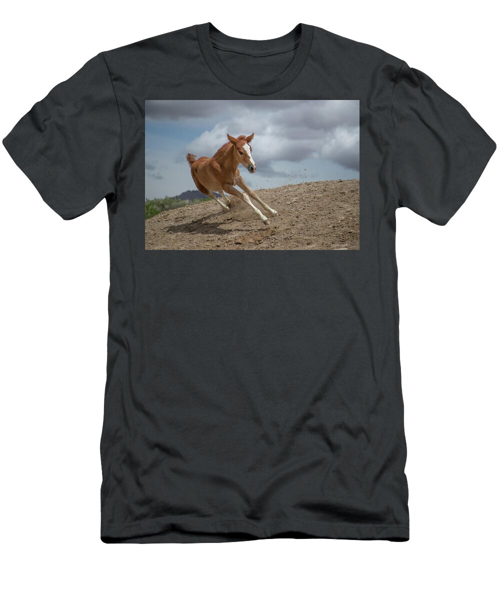Horse T-Shirt featuring the photograph Speedster by Kent Keller