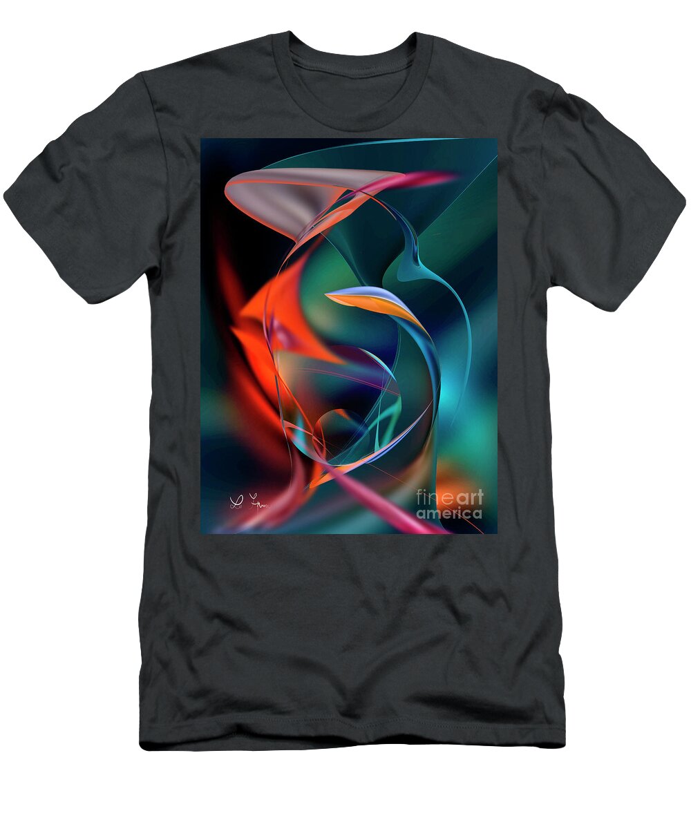 Spring T-Shirt featuring the digital art Spring by Leo Symon