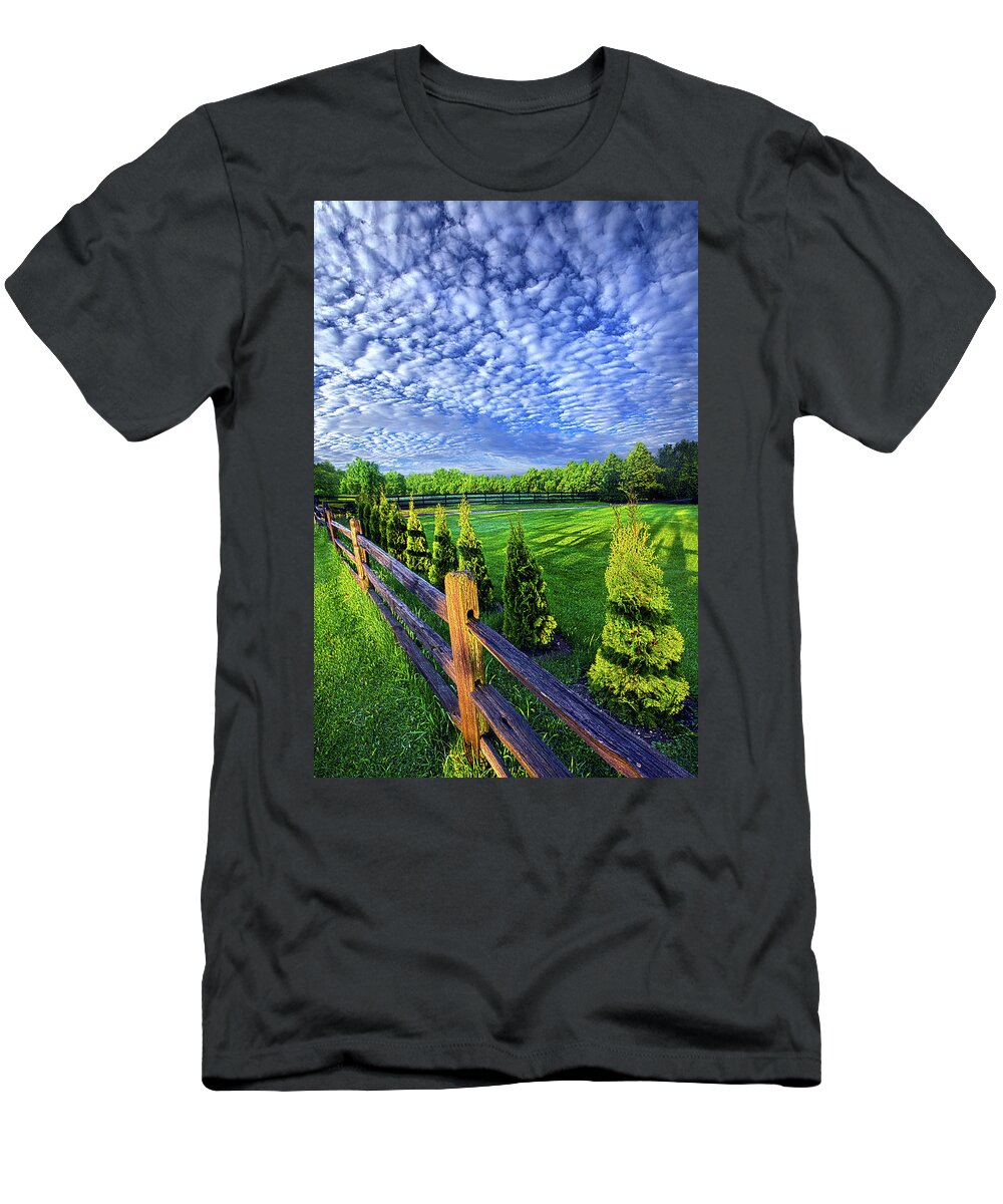 Life T-Shirt featuring the photograph Stopped For A Moment by Phil Koch