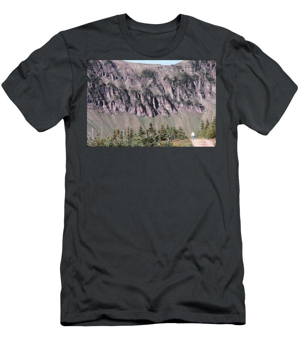 Mountains T-Shirt featuring the photograph Stroll by Marty Klar