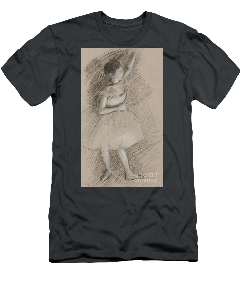 Ballet T-Shirt featuring the pastel Study of a Dancer, Etude de Danseuse by Edgar Degas