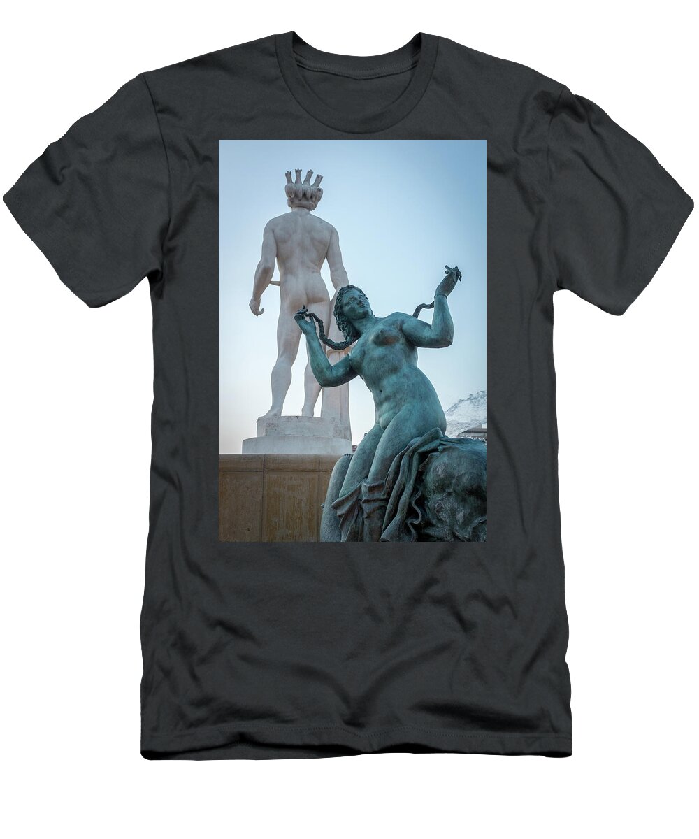 Apollo T-Shirt featuring the photograph Sun Fountain by Nigel R Bell