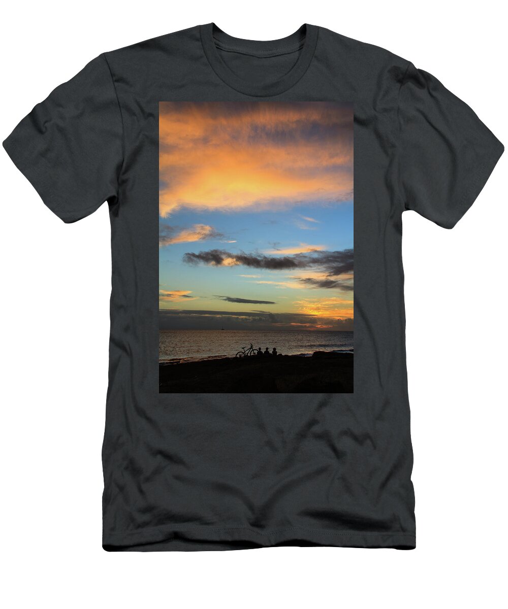 Hawaii T-Shirt featuring the photograph Sunset Rendezvous by Briand Sanderson