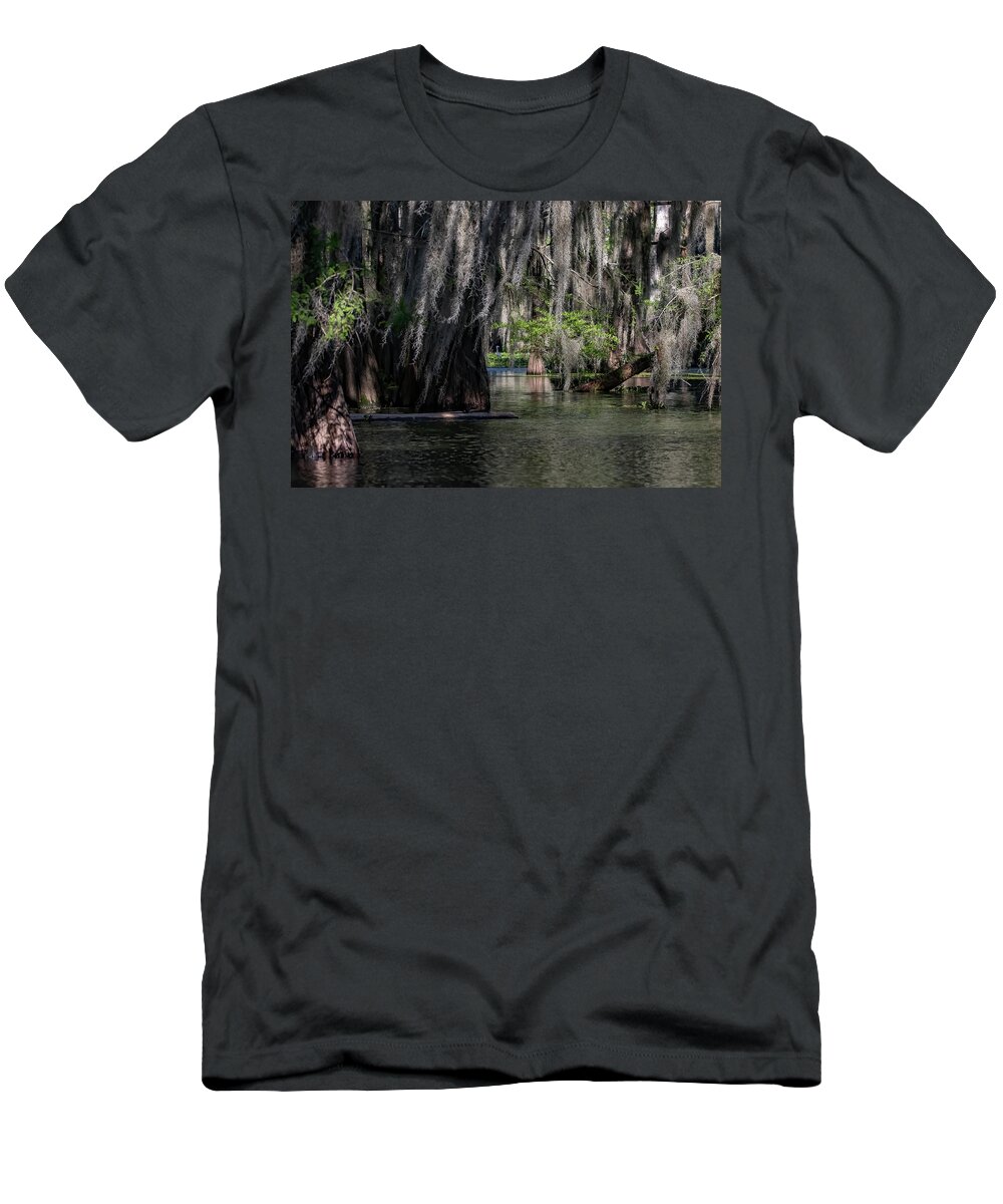 Swamp T-Shirt featuring the photograph Swamp Moss by JASawyer Imaging