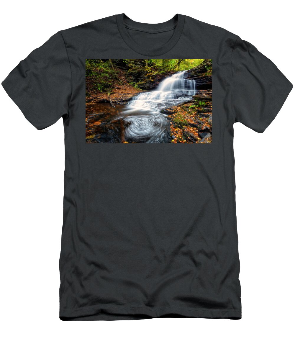 Swirls T-Shirt featuring the photograph Swirls by Russell Pugh