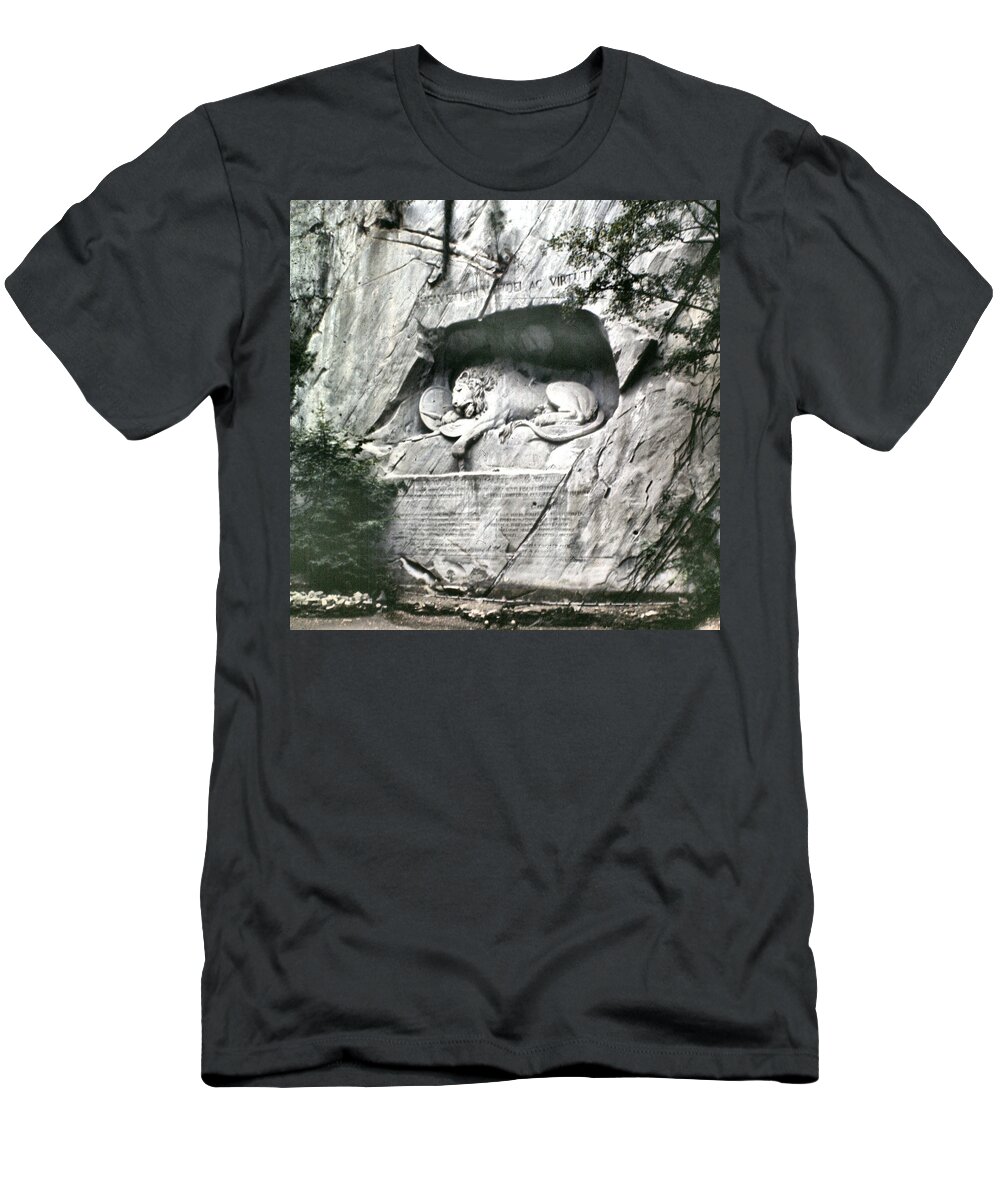 Switzerland T-Shirt featuring the photograph Swiss Guard Tribute by Lin Grosvenor