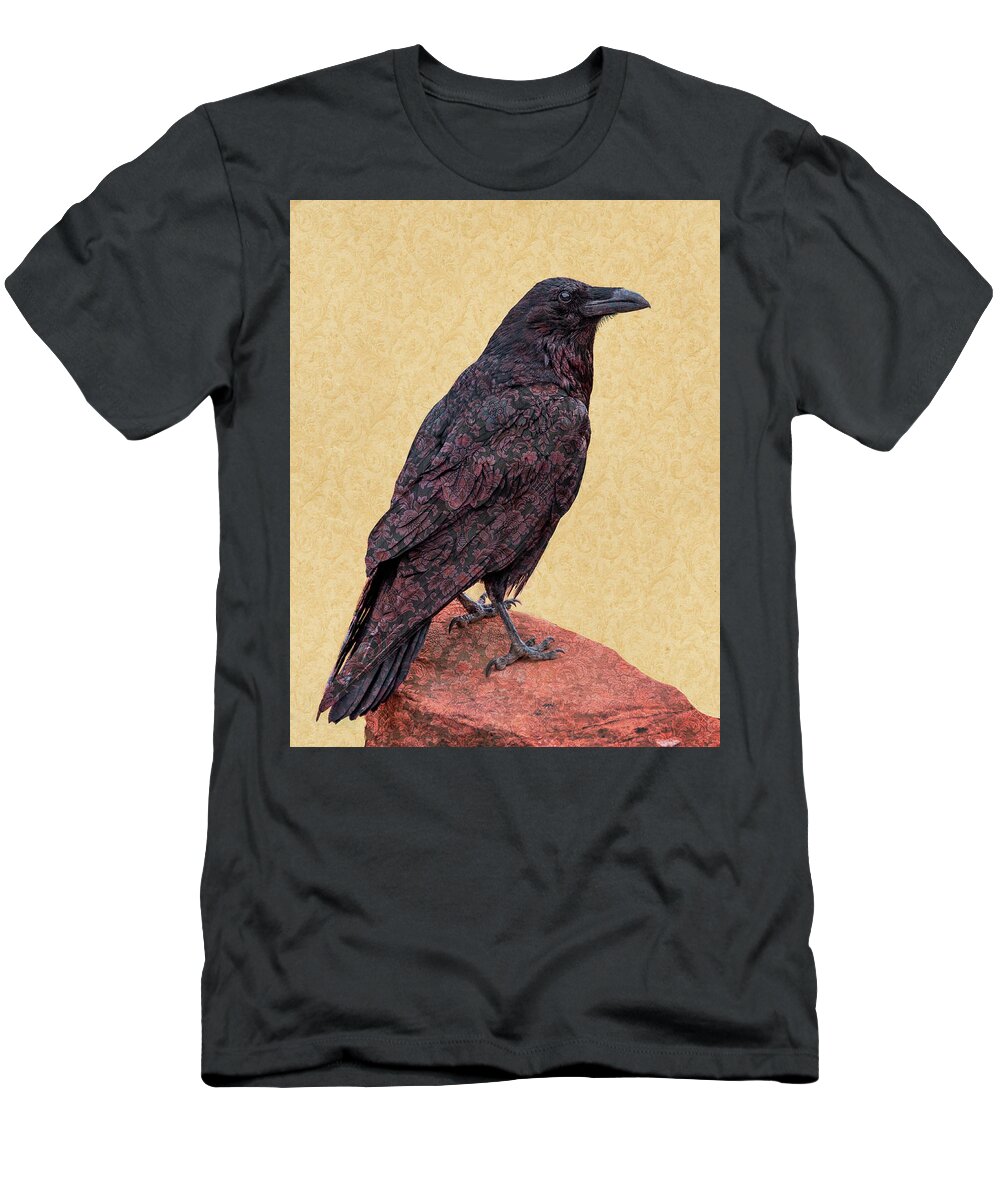 Raven T-Shirt featuring the photograph Tapestry by Mary Hone