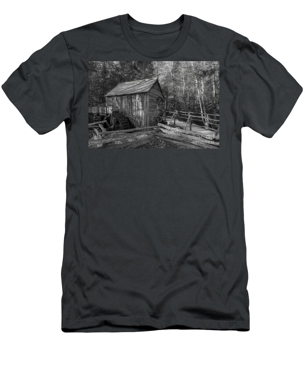 Grist Mill T-Shirt featuring the photograph Tennessee Mill 2 by Mike Eingle