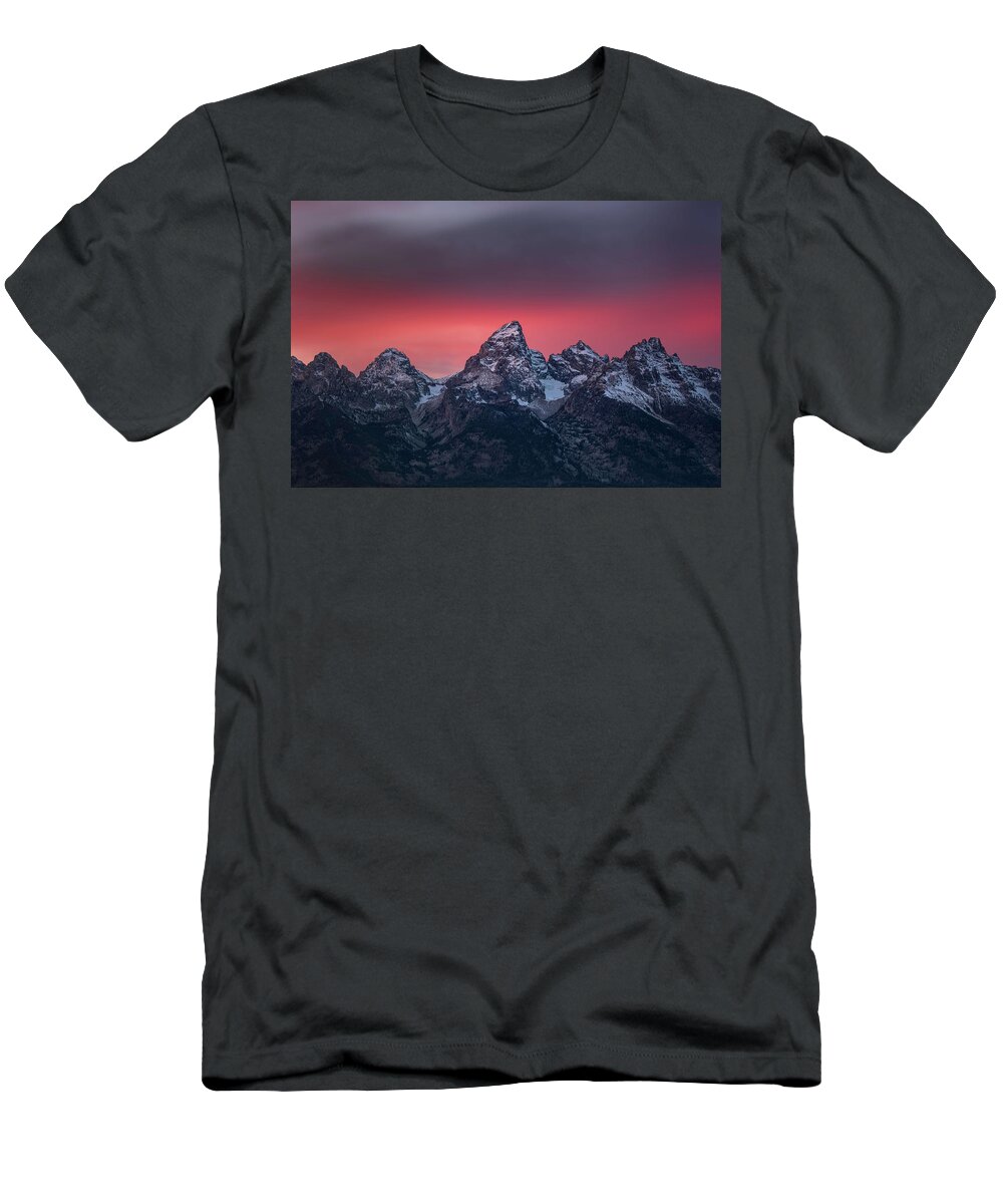 Wyoming T-Shirt featuring the photograph Teton Magic by Robert Fawcett