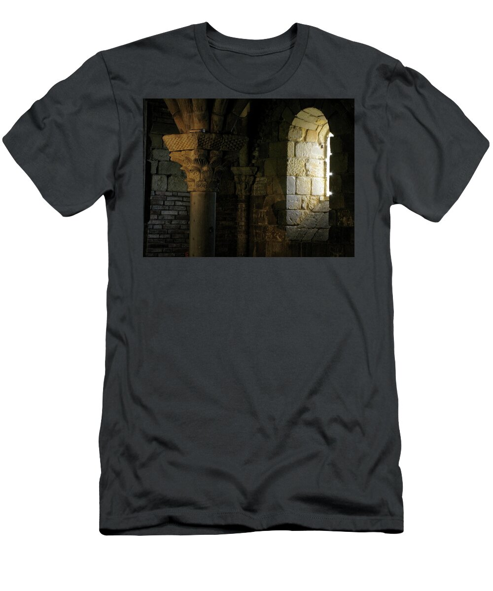 Photography T-Shirt featuring the photograph The Cloisters by Jeffrey PERKINS
