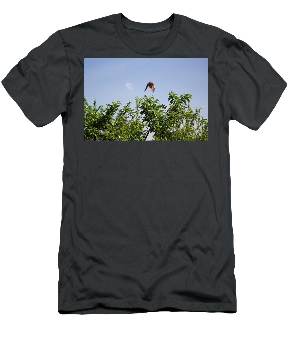 The Defender T-Shirt featuring the photograph The defender by Wanda Gancarz