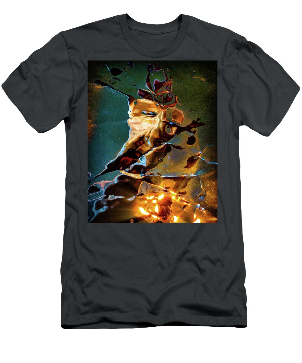 Abstract T-Shirt featuring the digital art The Firestarter by Liquid Eye