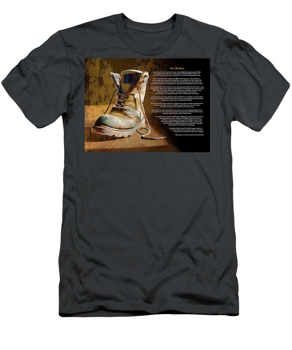 Boot T-Shirt featuring the painting  The Old Boot by Paul Sachtleben