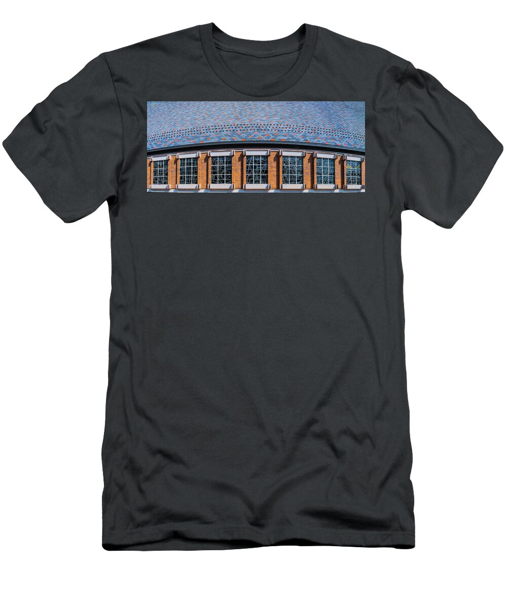 Abstract T-Shirt featuring the photograph The Patterns of a Church by Robert FERD Frank