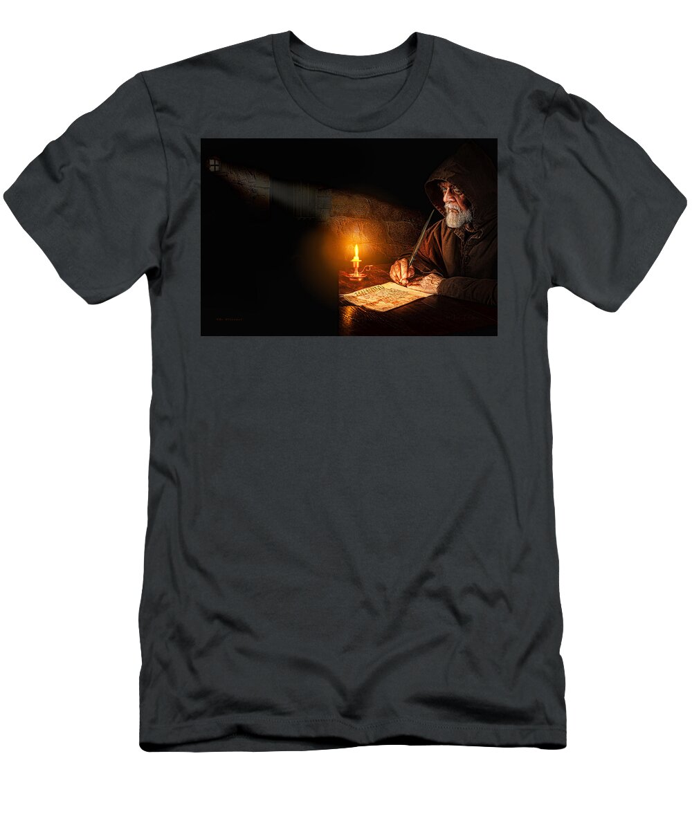 Prison T-Shirt featuring the digital art The Prisoner by Mark Allen