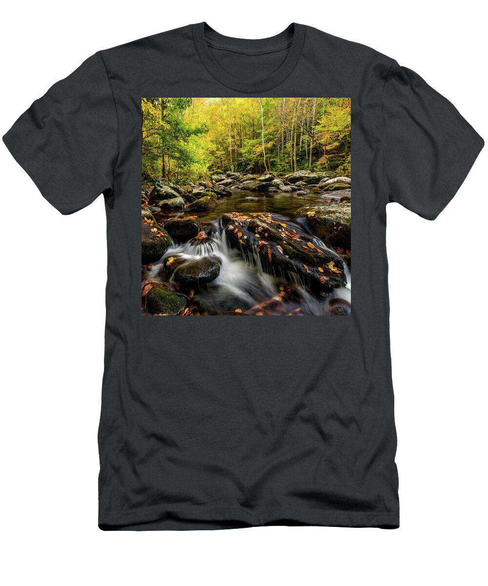 Sunset T-Shirt featuring the photograph The Rock by Johnny Boyd
