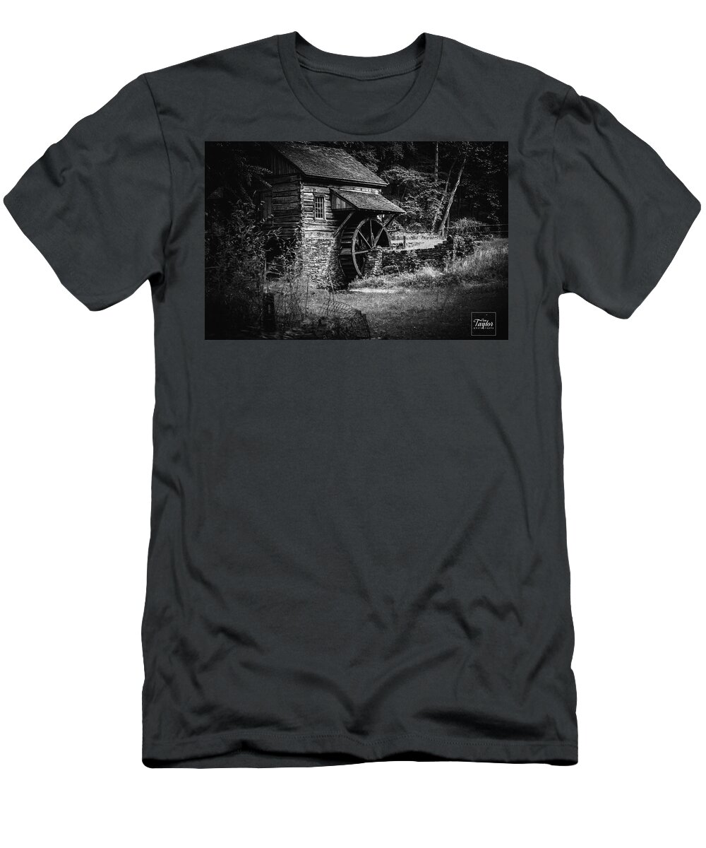 Waterwheel T-Shirt featuring the photograph The Waterwheel by Pamela Taylor