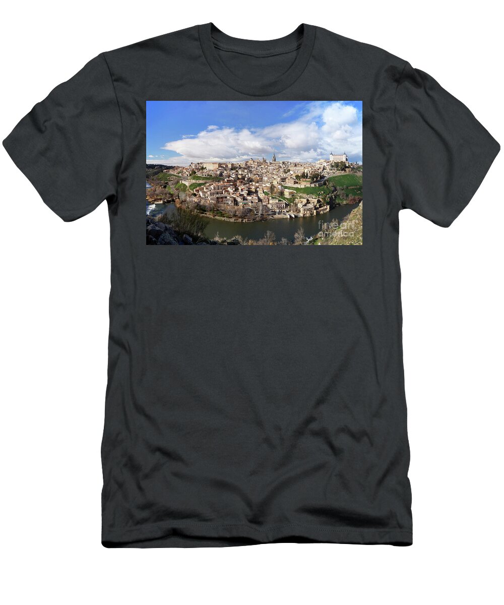 Prott T-Shirt featuring the photograph Toledo panorama by Rudi Prott