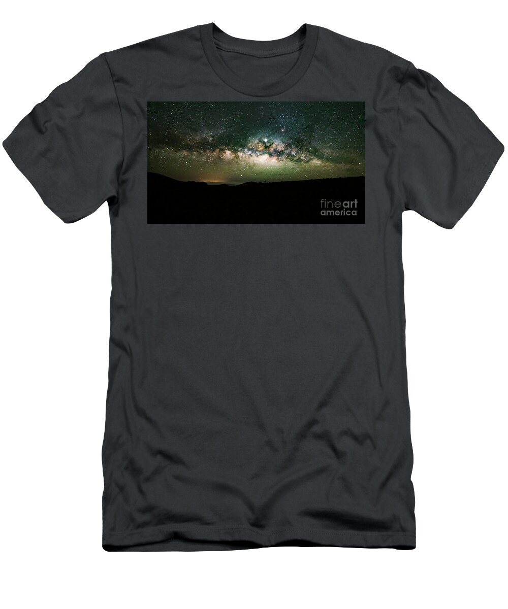 Milky Way T-Shirt featuring the photograph Top of the World by Mark Jackson