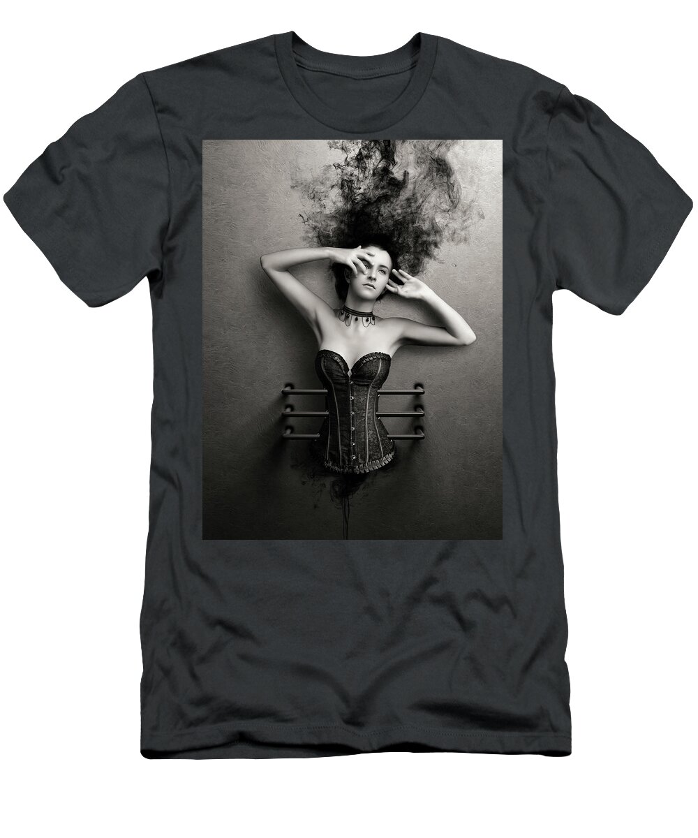 Woman T-Shirt featuring the photograph Trapped by Johan Swanepoel