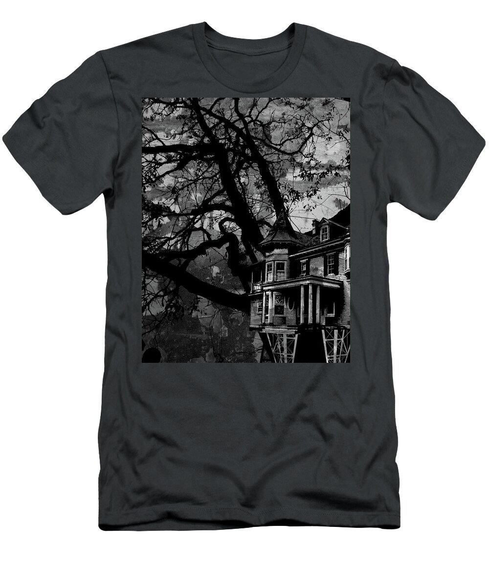 Jason Casteel T-Shirt featuring the digital art Treehouse III by Jason Casteel