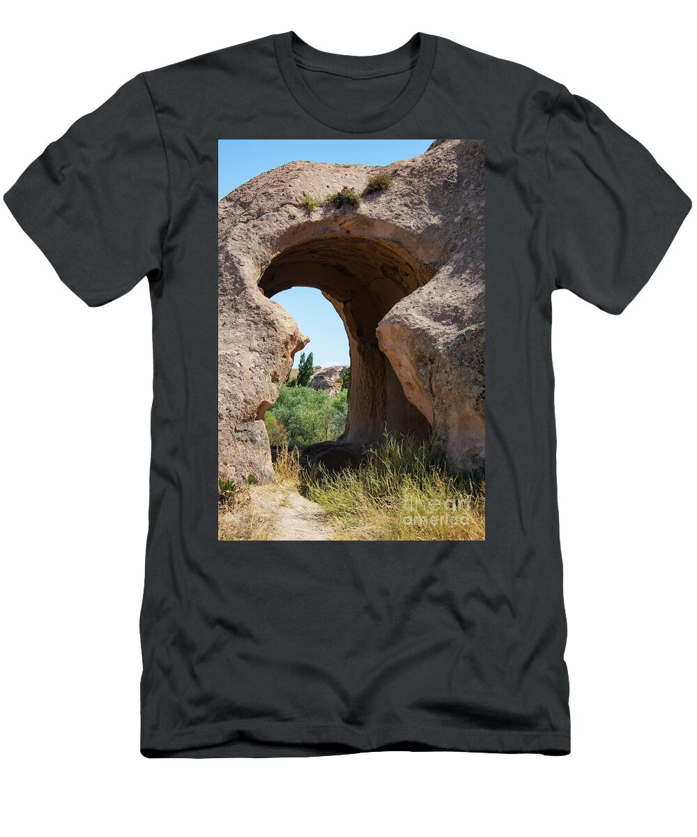 Acik Saray T-Shirt featuring the photograph Tuff Arch by Bob Phillips