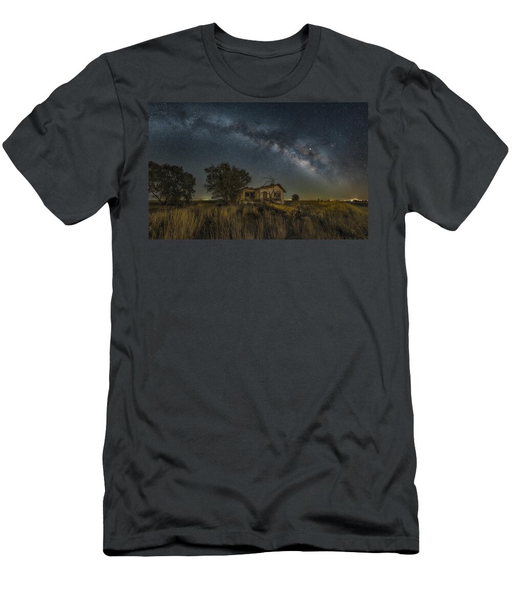 Milky Way T-Shirt featuring the photograph Under the Galactic Arch by James Clinich