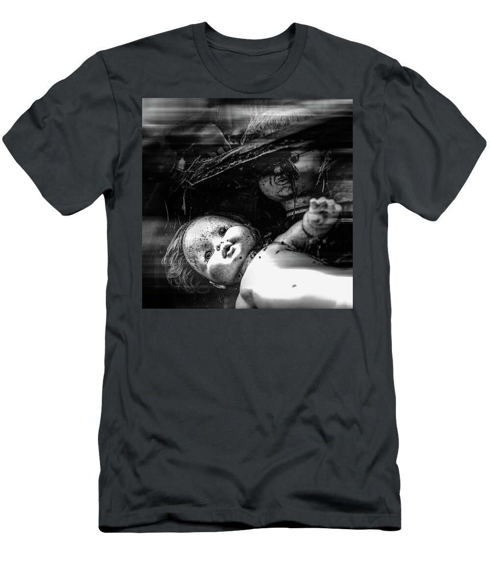 Dolls T-Shirt featuring the photograph Unrequited love by Gaye Bentham