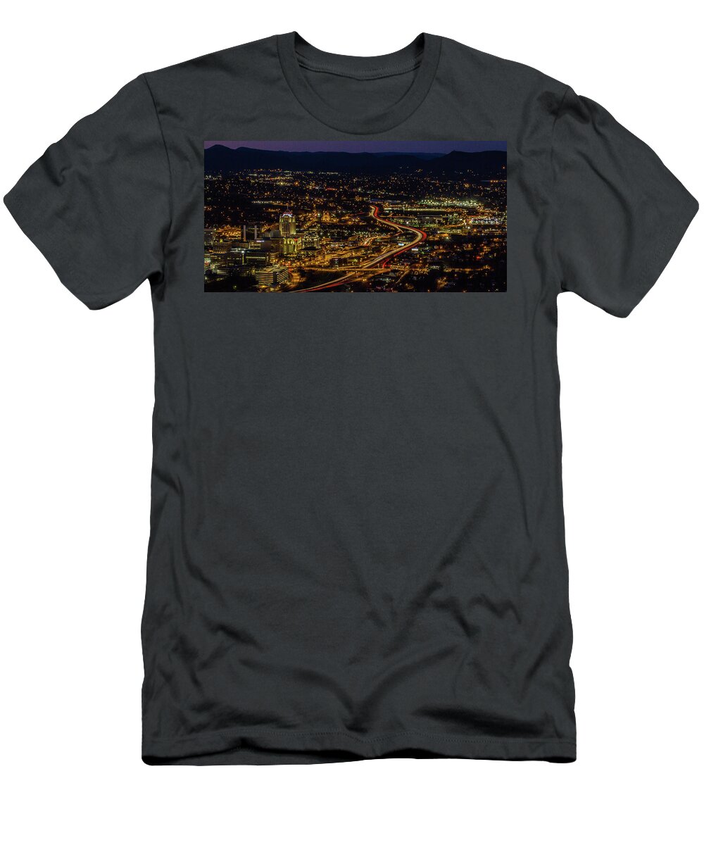 View T-Shirt featuring the photograph View of Roanoke by Julieta Belmont