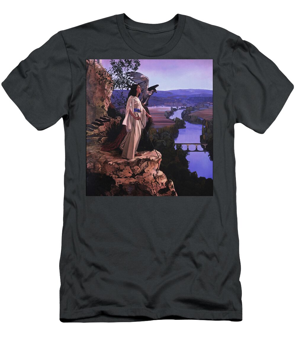 Classical Art T-Shirt featuring the painting Visionary by Patrick Whelan