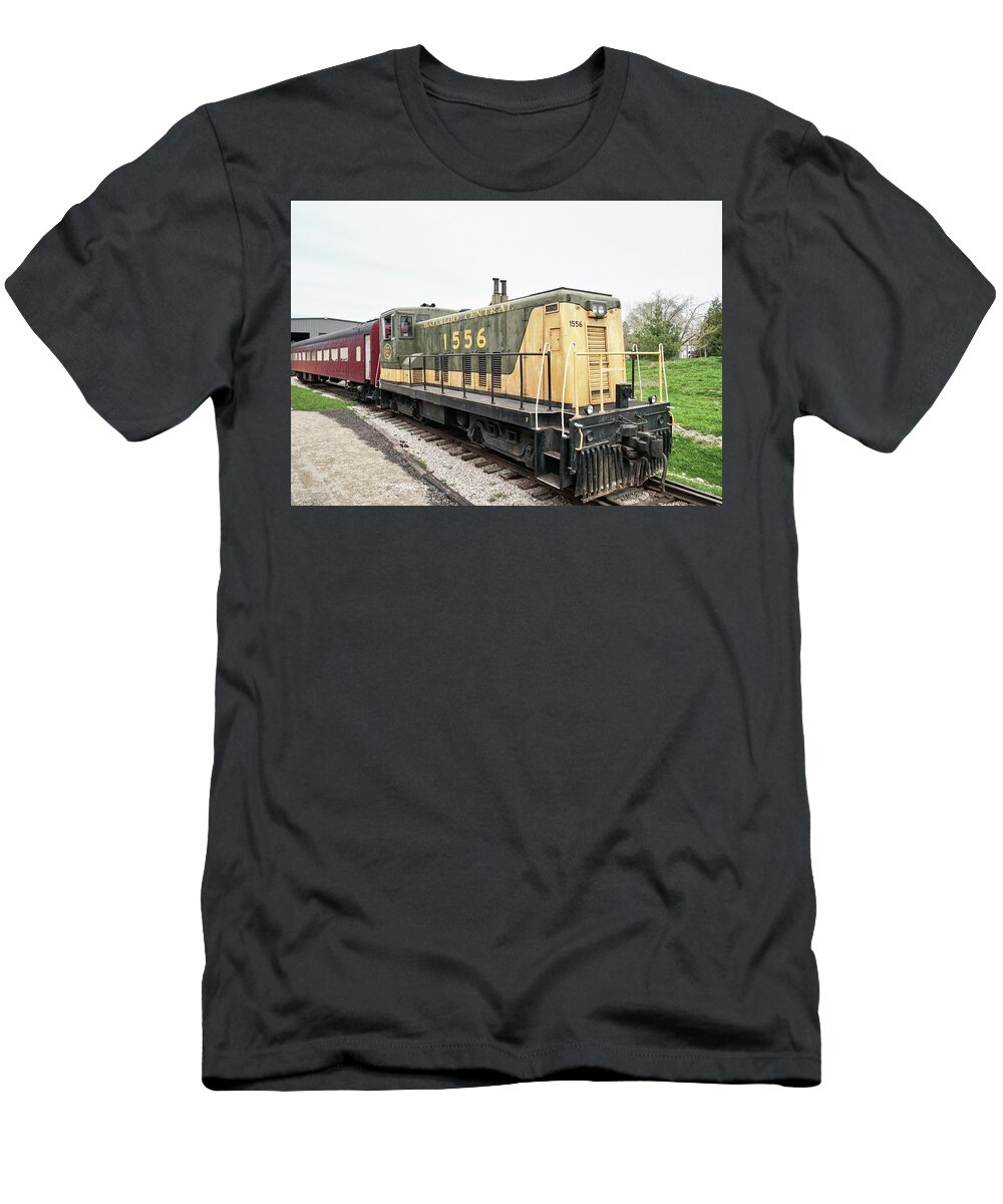 Steam Locomotives T-Shirt featuring the photograph Waterloo Central by Nick Mares