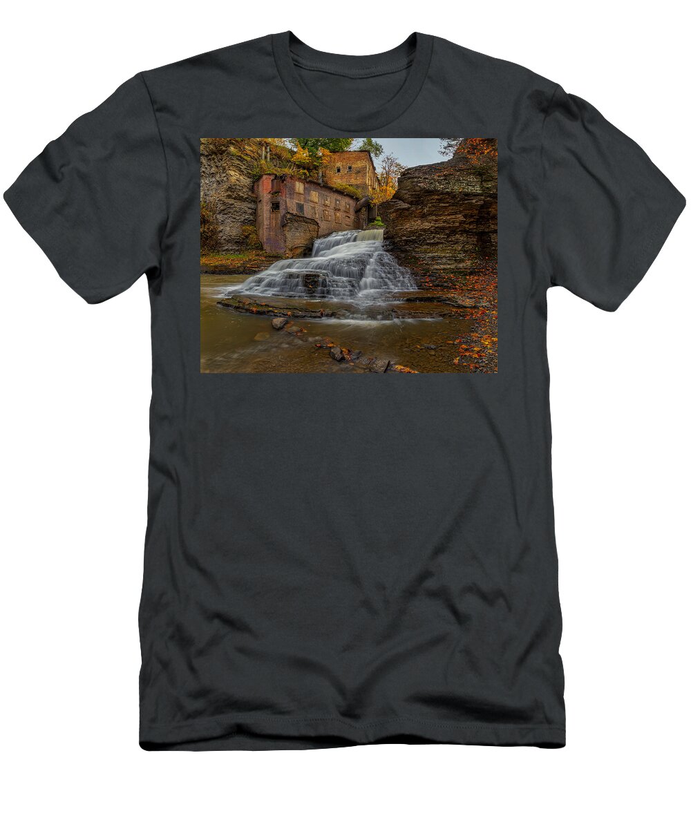 Waterfalls T-Shirt featuring the photograph Wells Falls by Rod Best