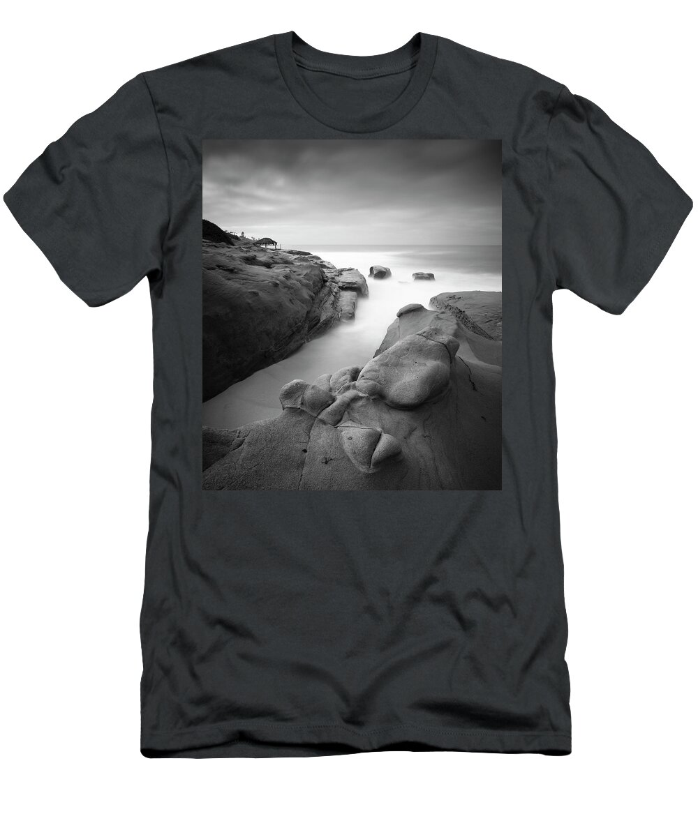 San Diego T-Shirt featuring the photograph Windansea Coastal Cliffs by William Dunigan